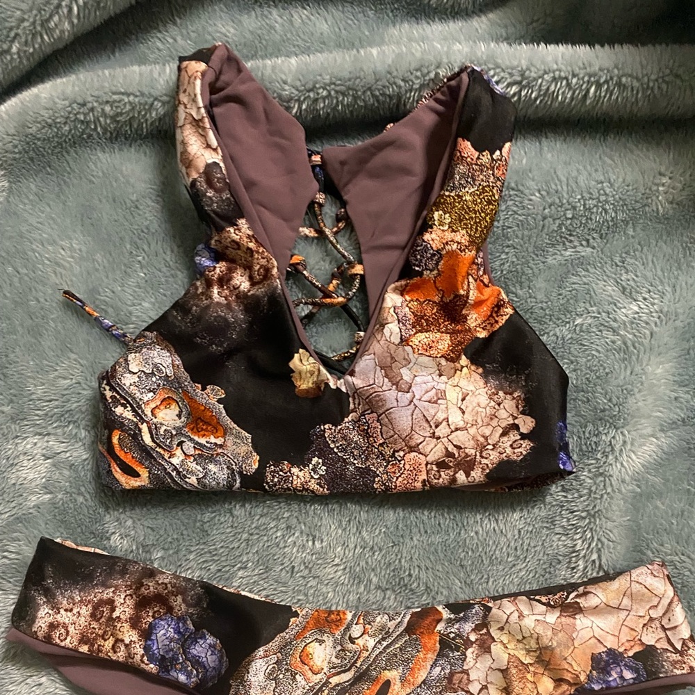 Strange Bikinis reversible bikini size medium